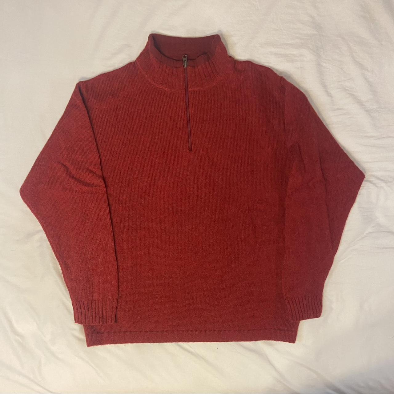 Vintage Woolrich Quarter Zip Sweater Pullover Size... Depop
