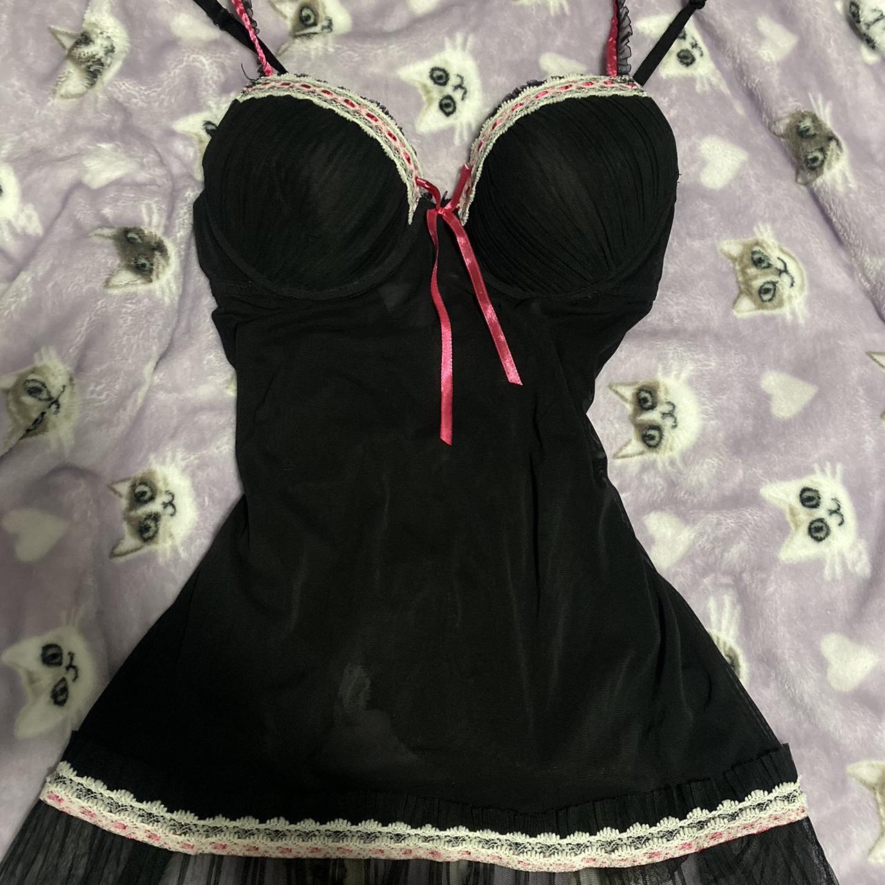 y2k top lingerie corset size M no flaws super cute Depop