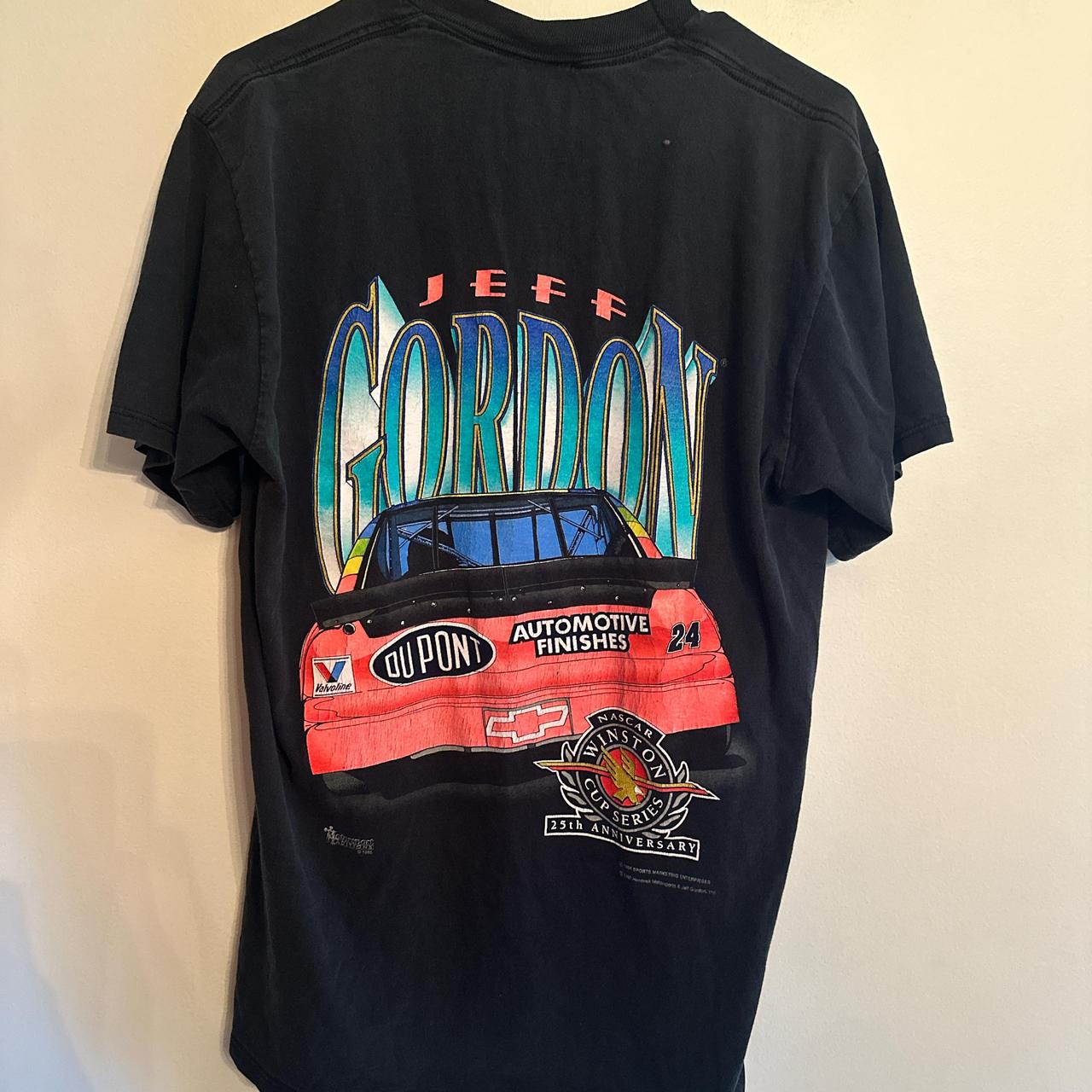 Vintage Jeff Gordon Nascar Graphic T-Shirt - Depop