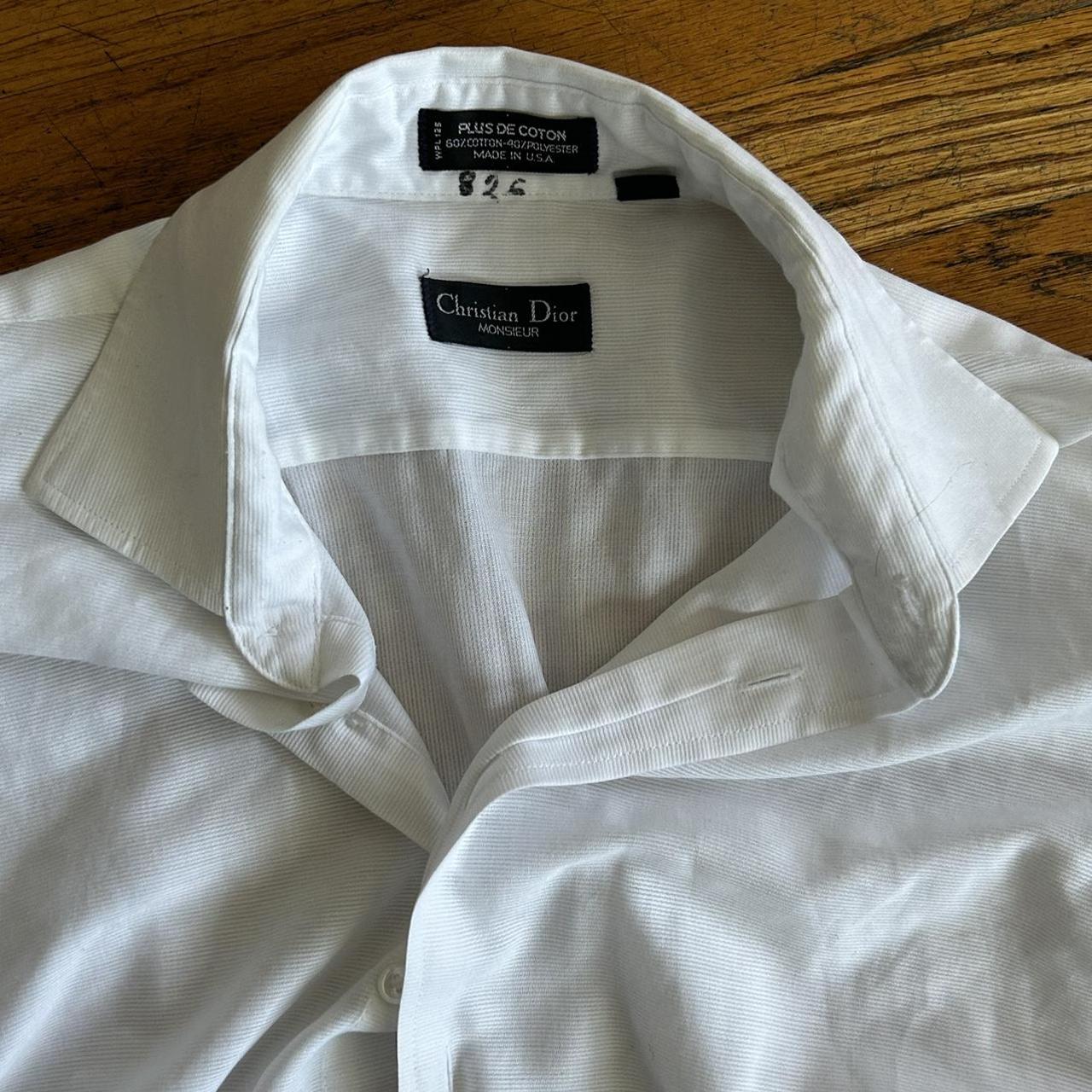 Christian Dior White Button Up ☆ (styled in last... - Depop