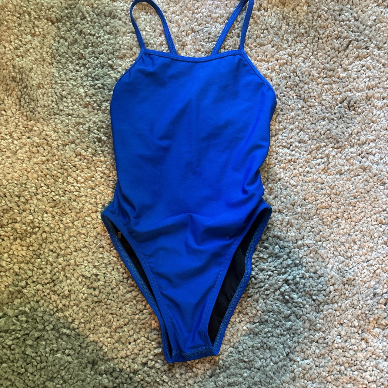 Brand new blueberry jolyn swim suit- size 26, never... - Depop