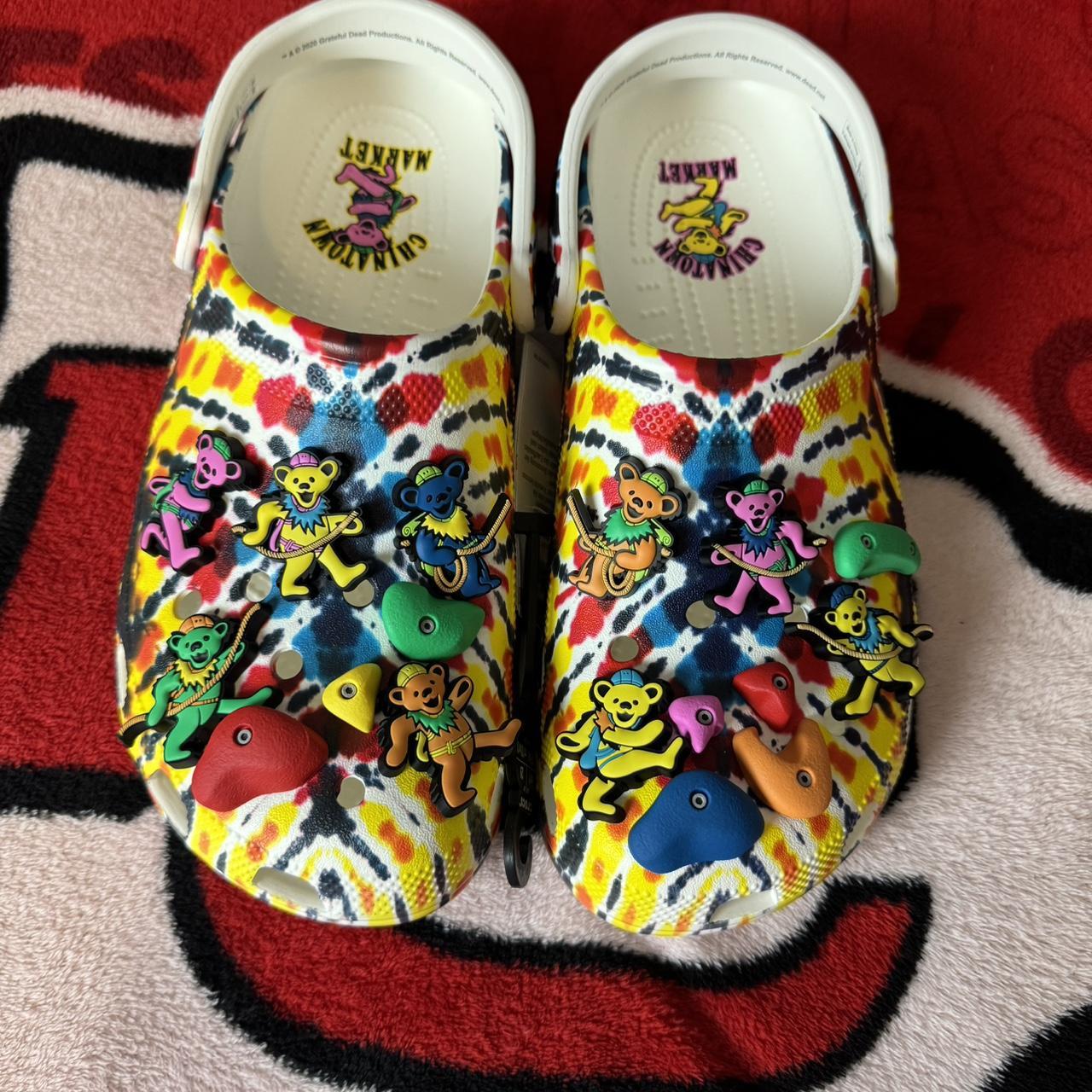 Chinatown Market X Grateful Dead Crocs Size 11. Depop