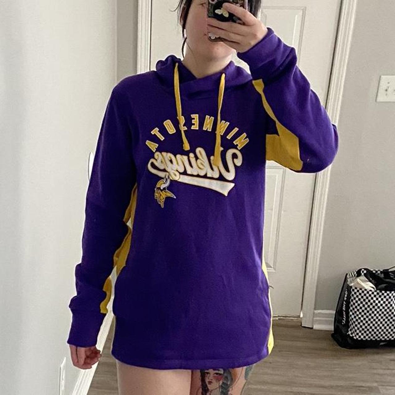 VIKINGS nfl boys hoodie SIZE-M - Depop