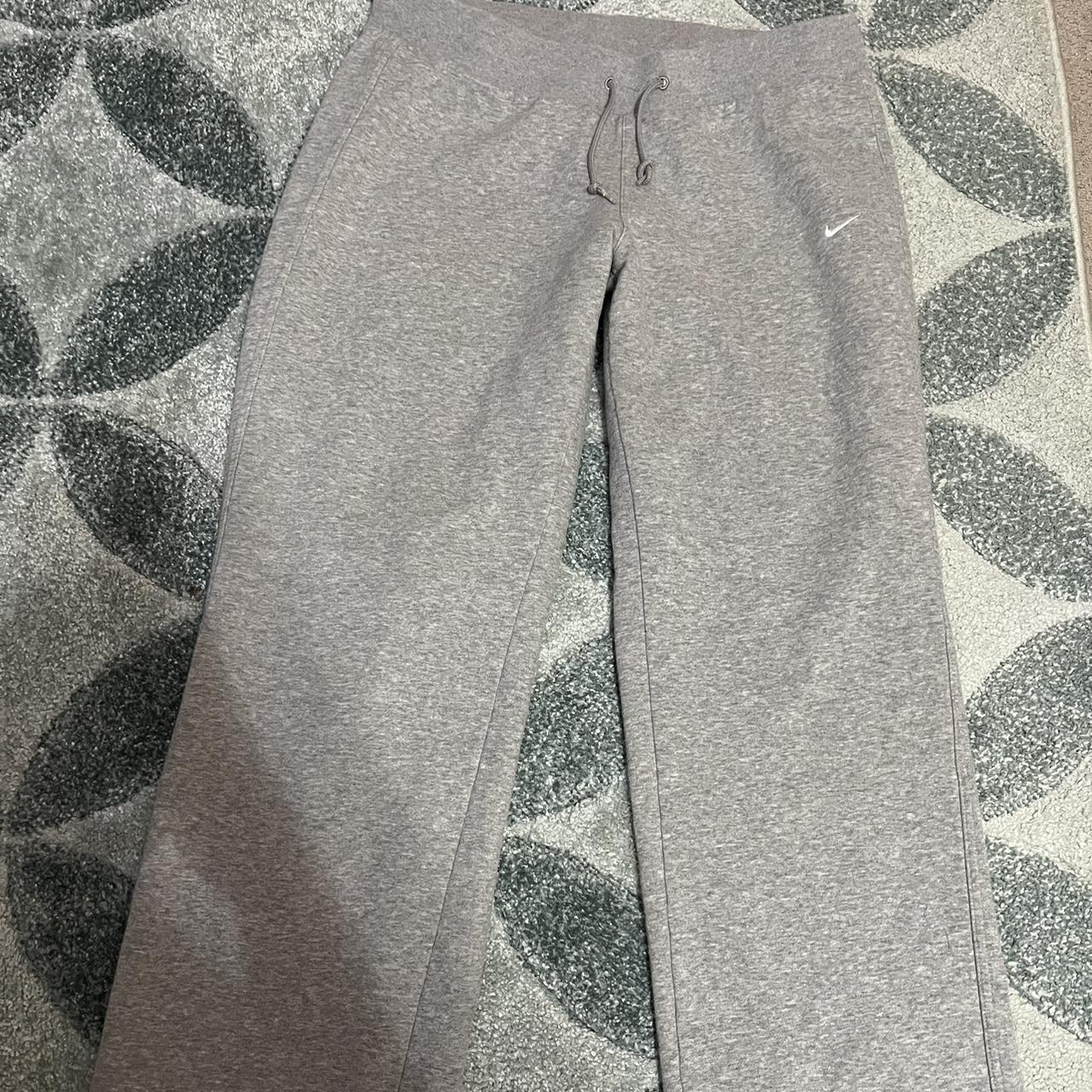 nike baggy gray sweatpants #nike #y2k #baggy... - Depop