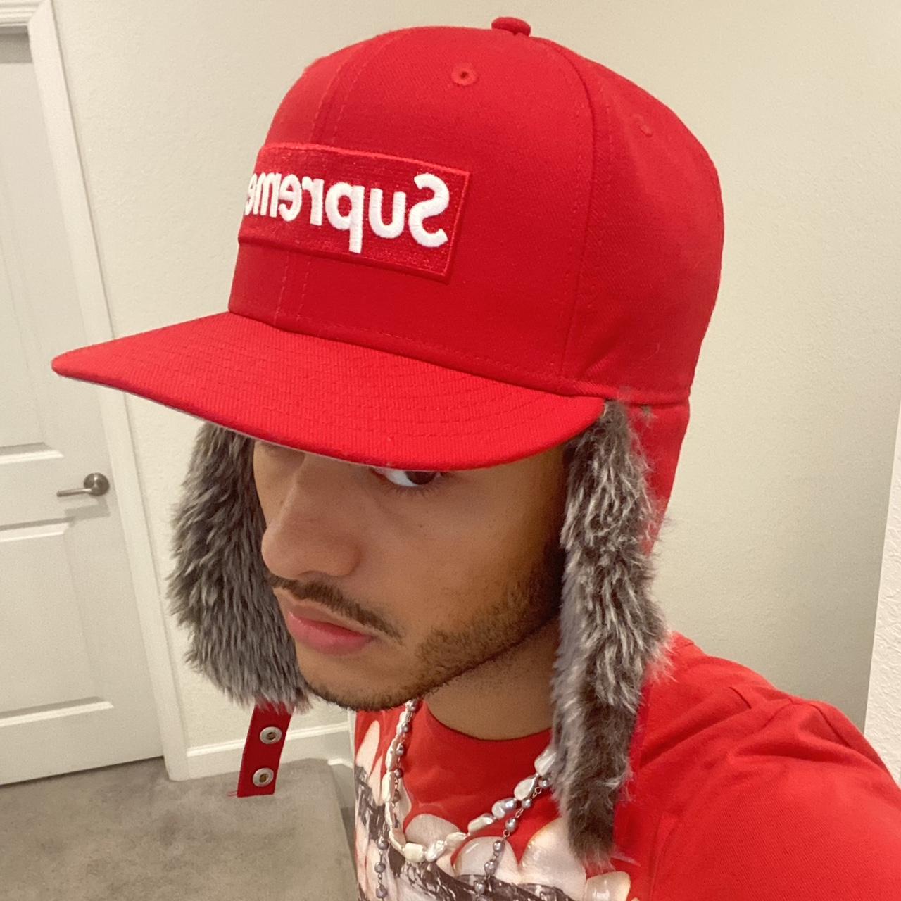 Supreme fuzzy outlet hat