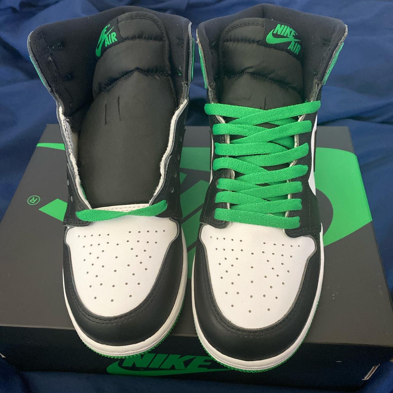 Jordan 1 retro lucky green 🍀 Brand new never worn... - Depop