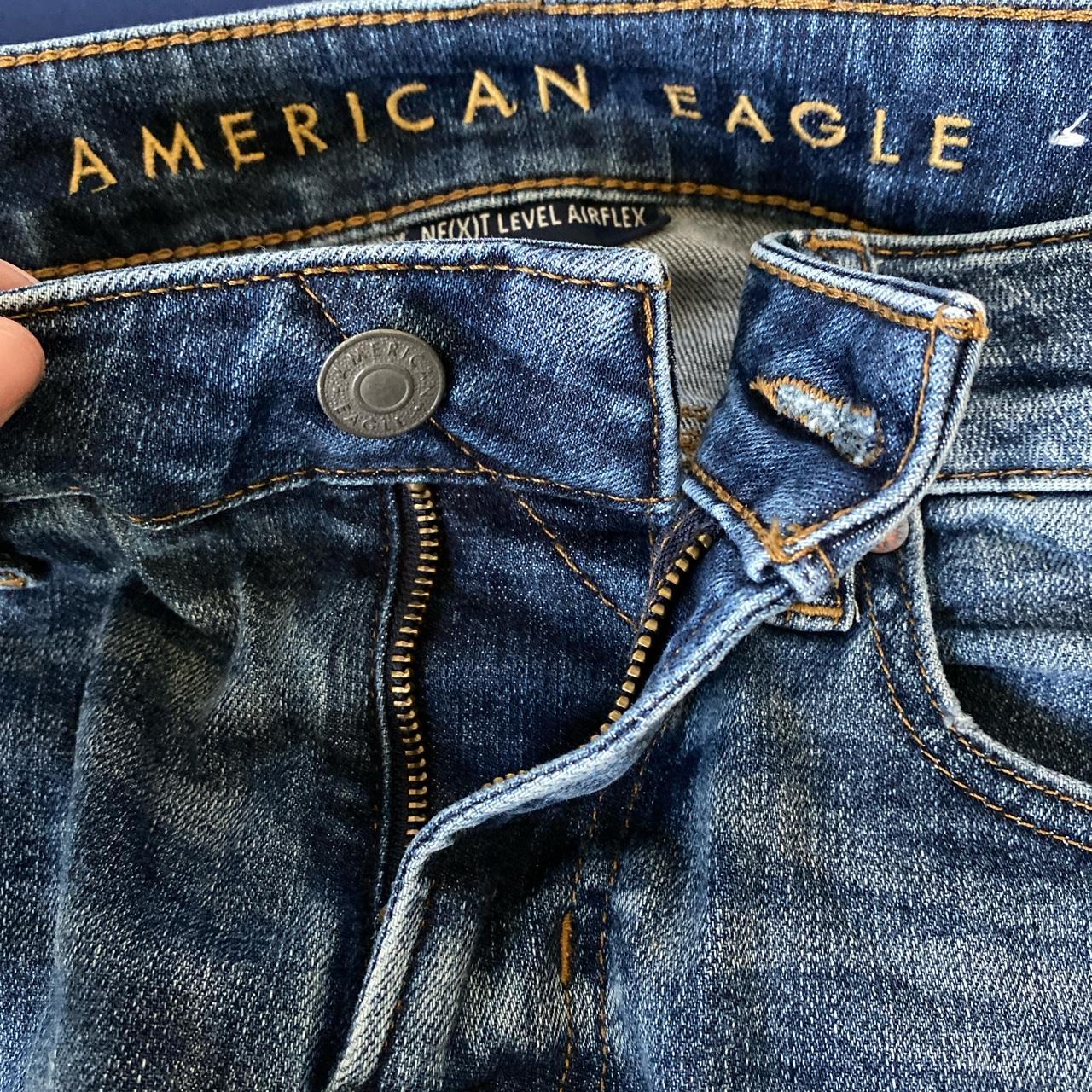 Men American eagle skinny jeans 9/10 condo no... - Depop