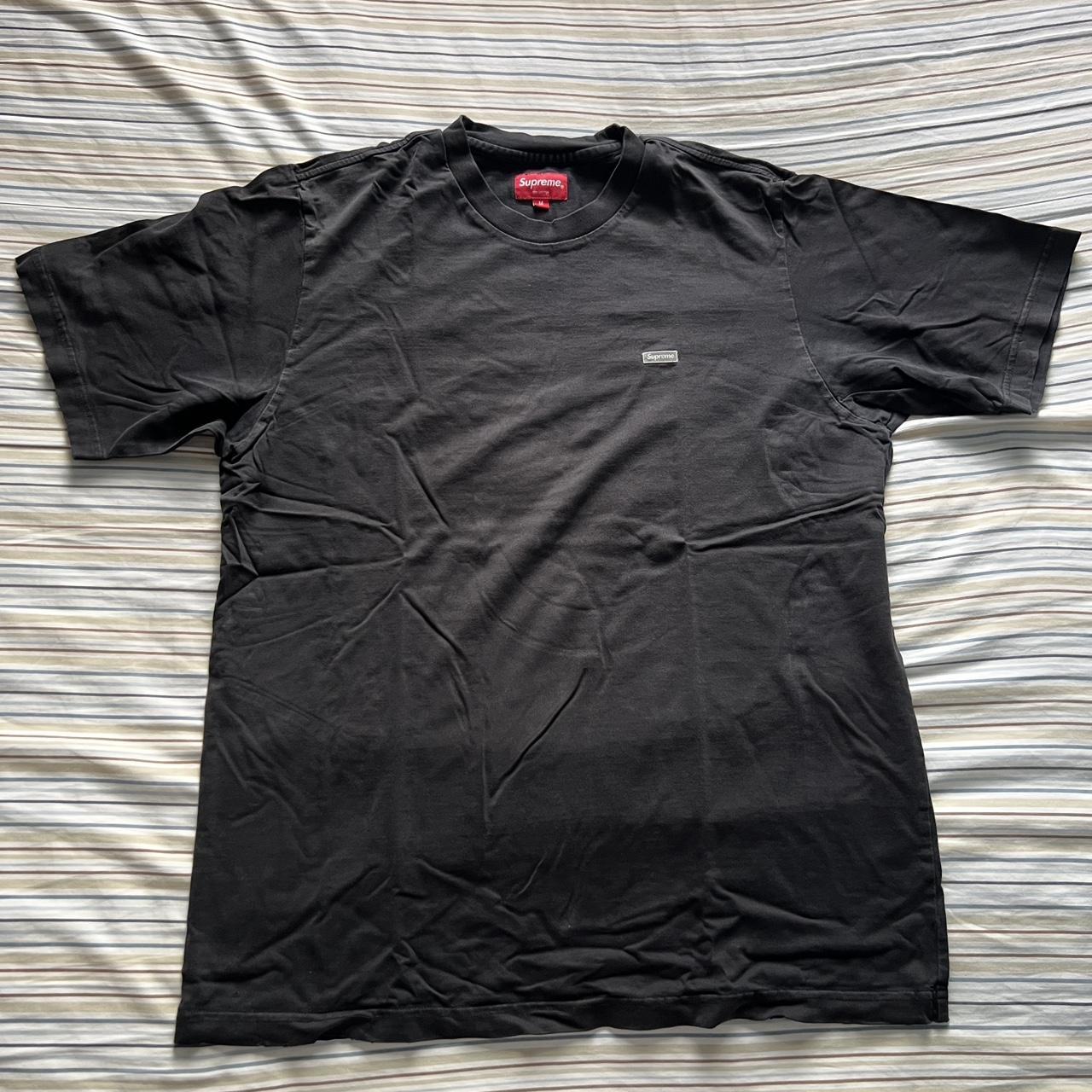 Supreme Small Reflective Box Logo Black Tee Brand:... - Depop