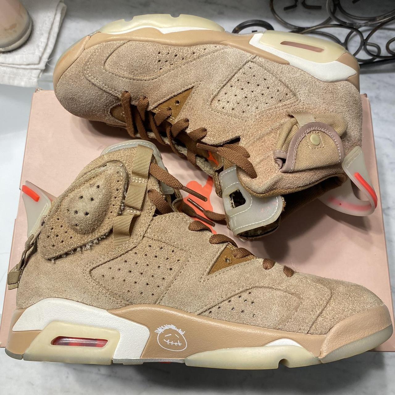 Travis Scott x Air Jordan 6 Retro British... - Depop