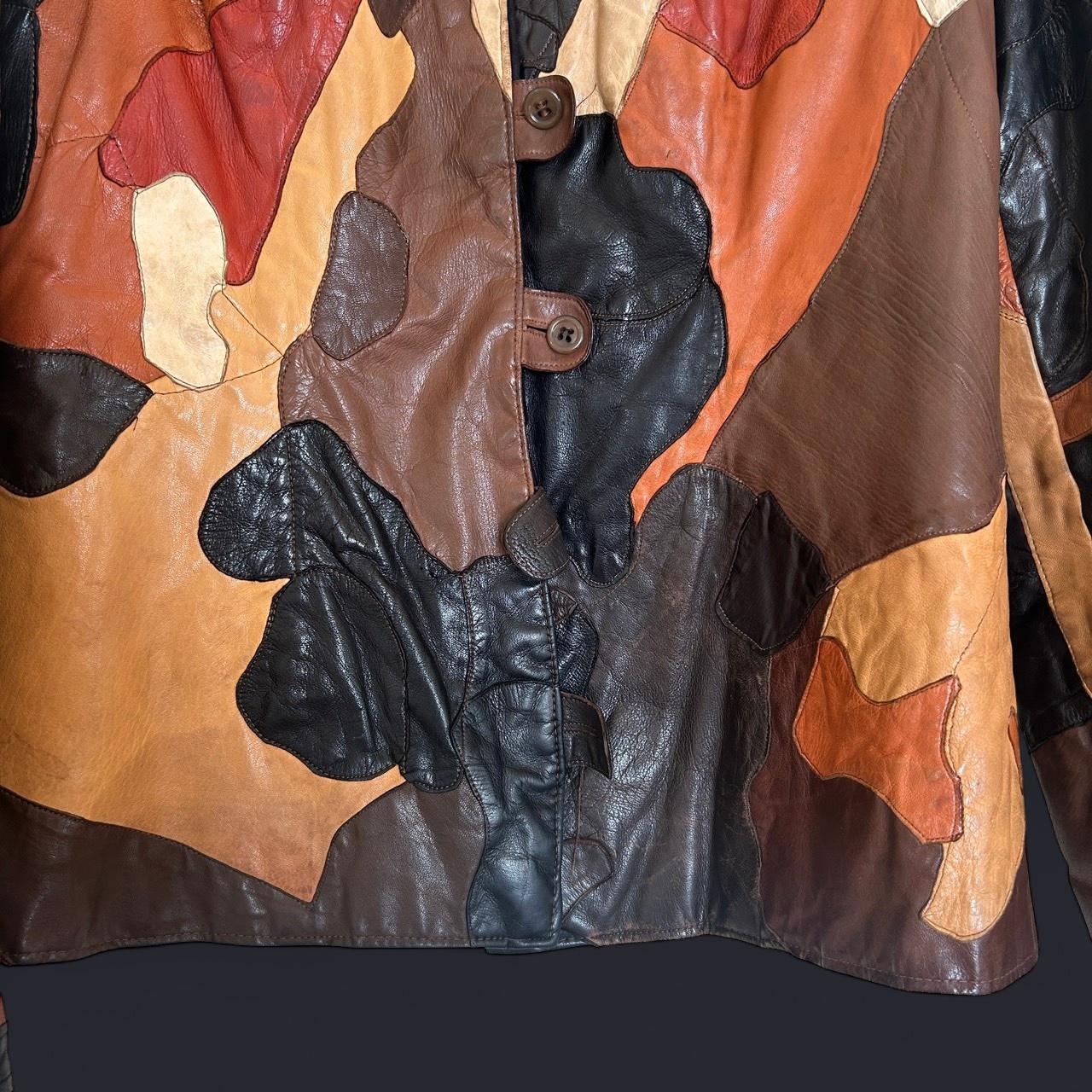 Women's Jacket - Multi/Brown - M – Patchwork mult… - image 6