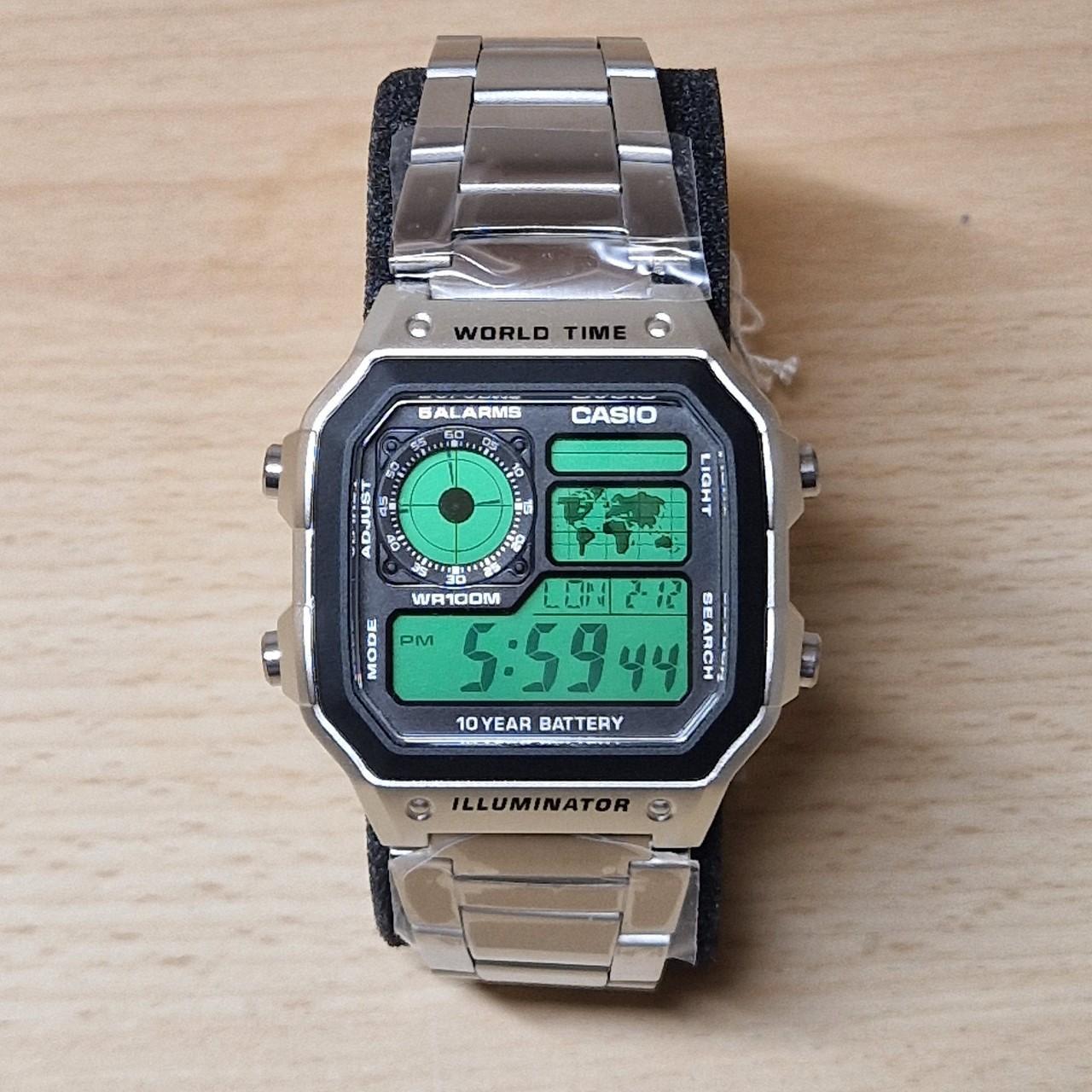 Casio GREEN World Time Illuminator 