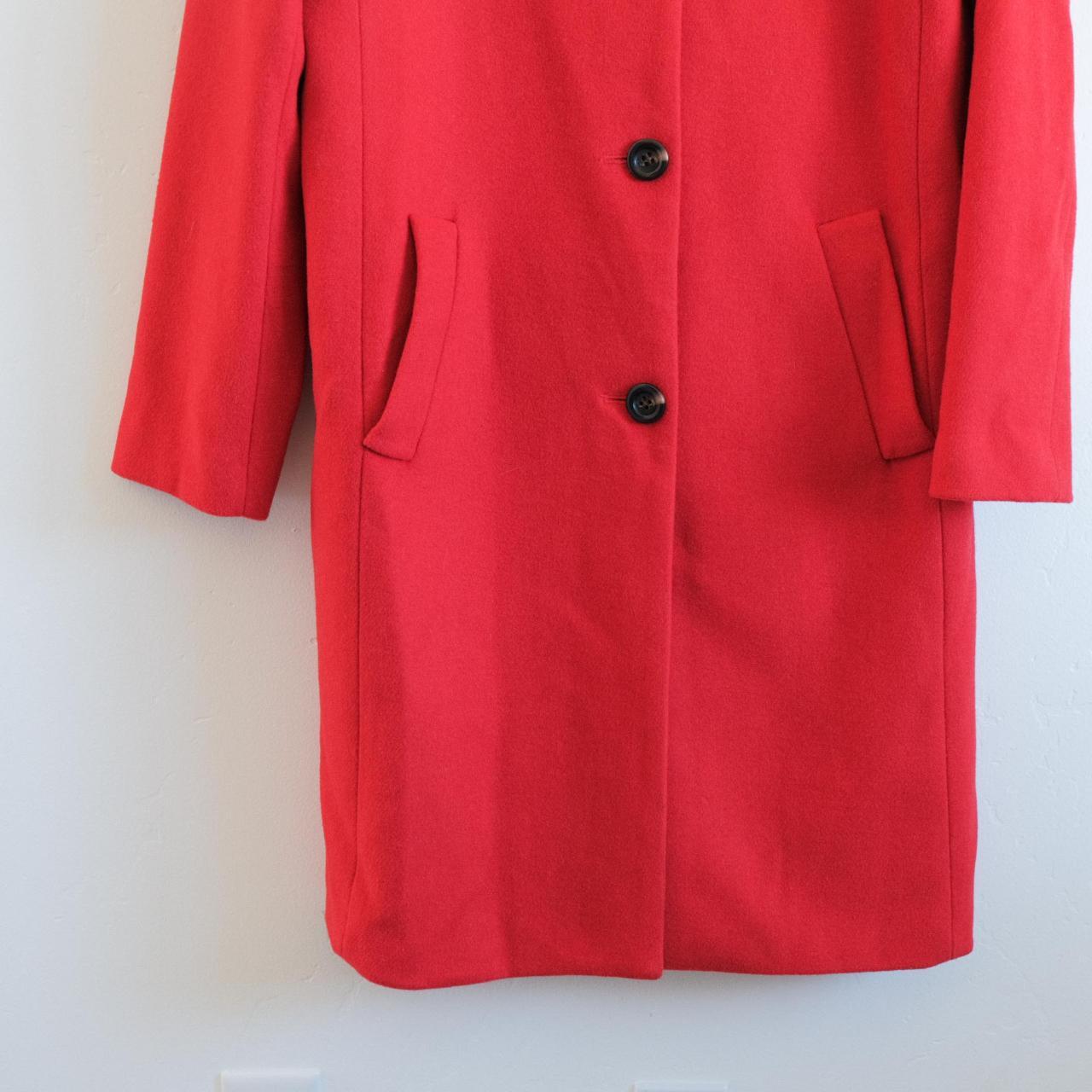 Ann taylor deals red coat