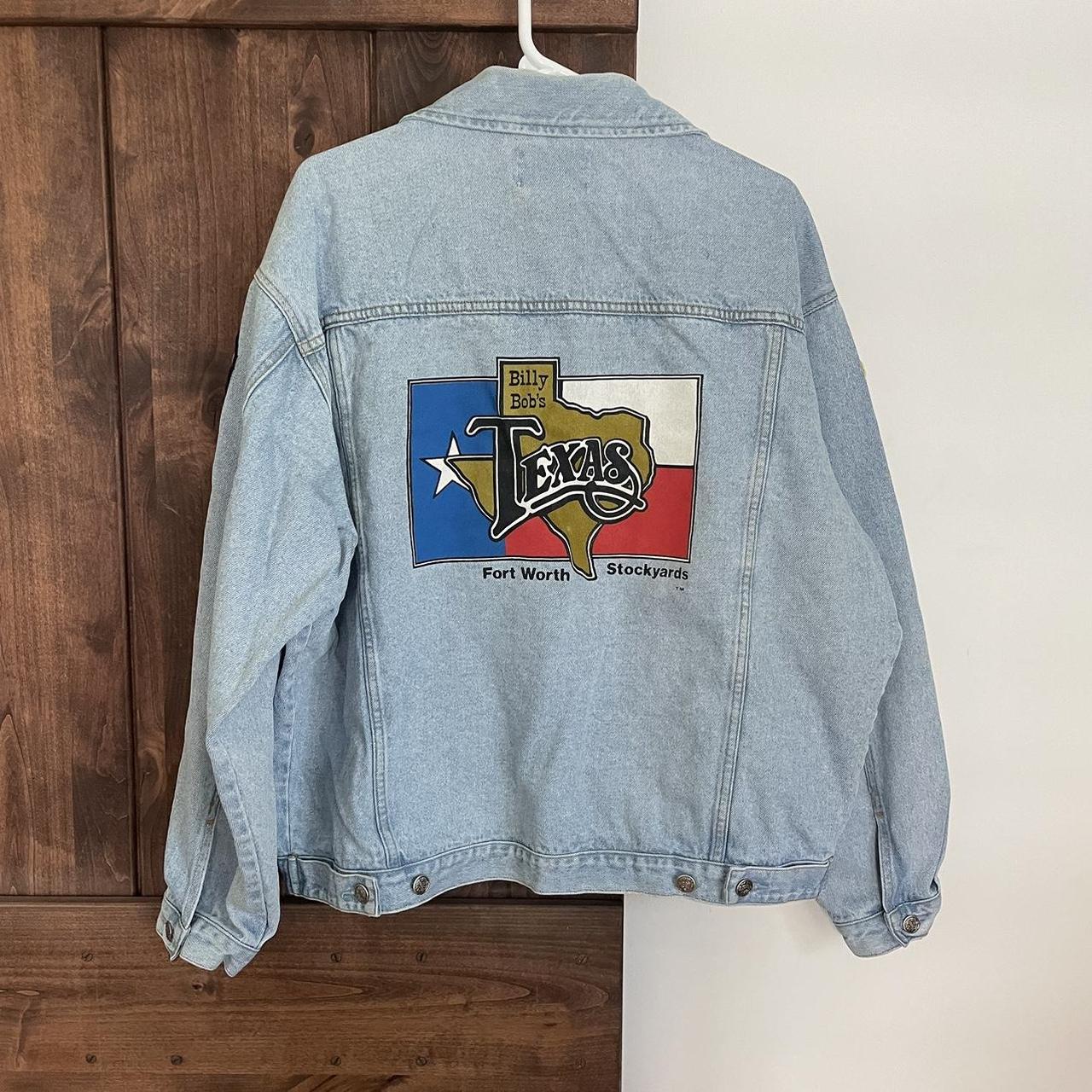 VTG 90's Denim Trucker Jean Jacket XL Billy Depop