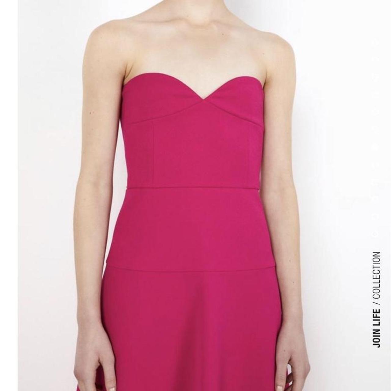 Zara Women's Pink Dress Depop