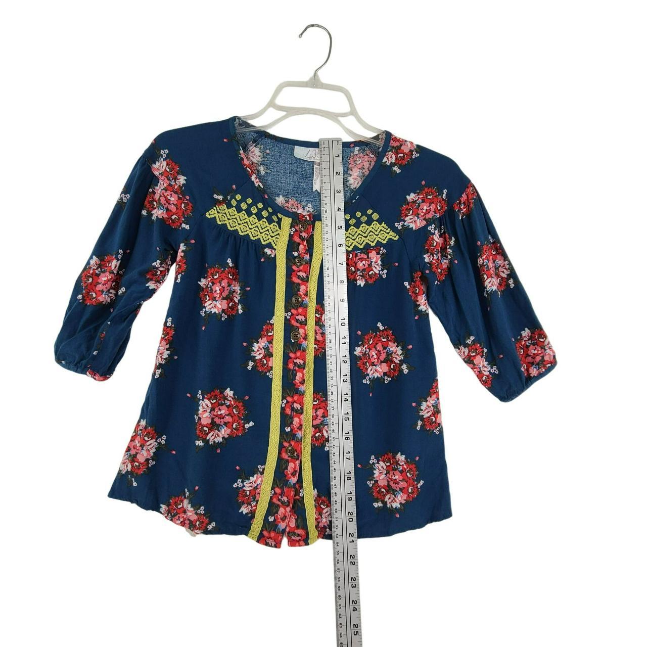 Matilda Jane 435 Kids Girls Floral Blue Red Lime... Depop