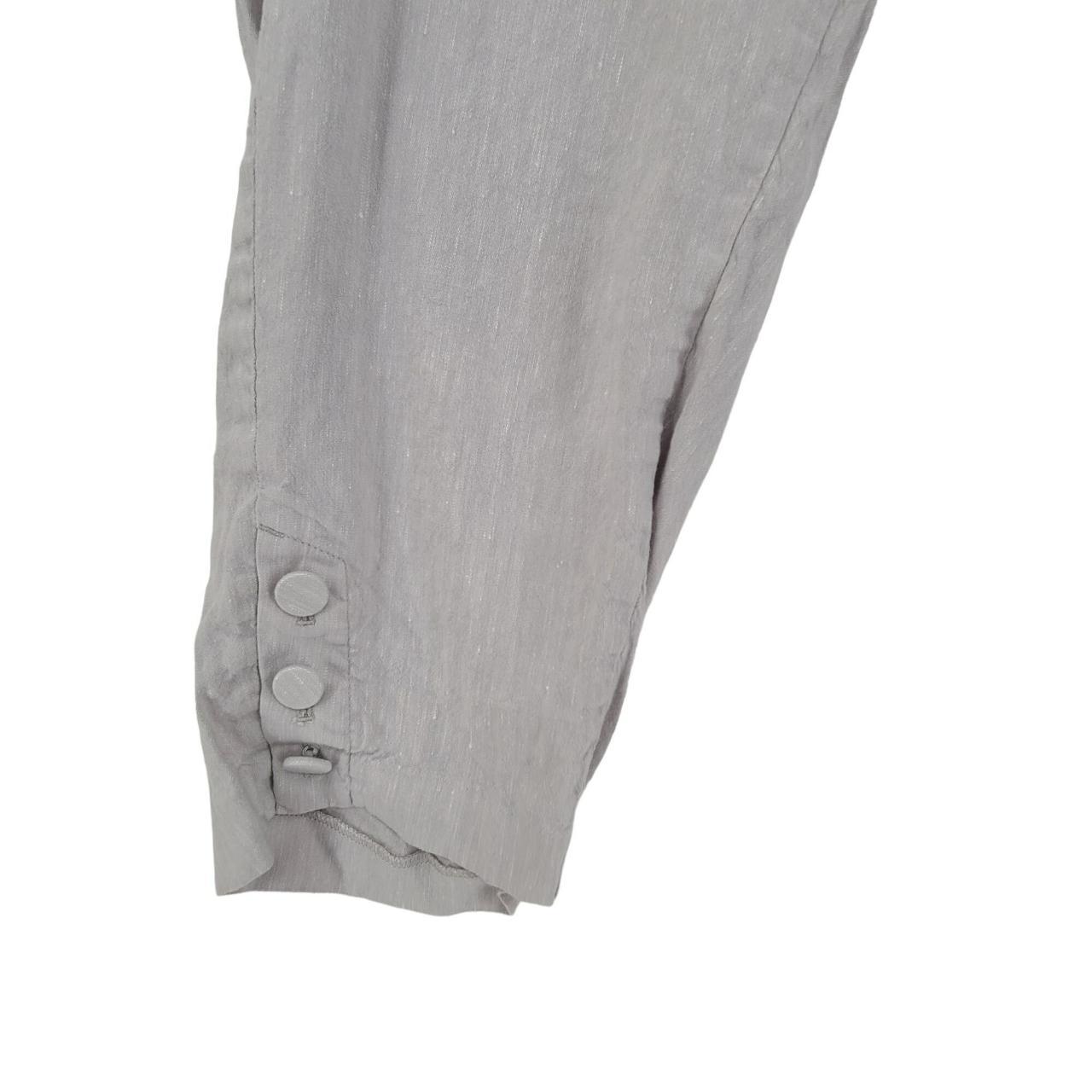 J. Jill Women's Loose Fit Stretch Pants Gray... - Depop