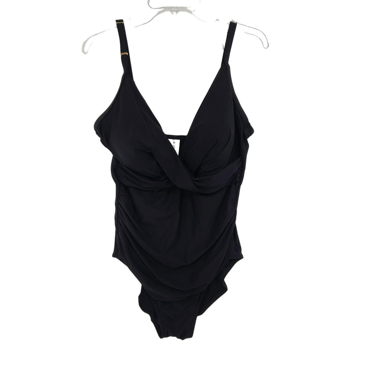 Calvin Klein Women's Black Swimsuitonepiece Depop