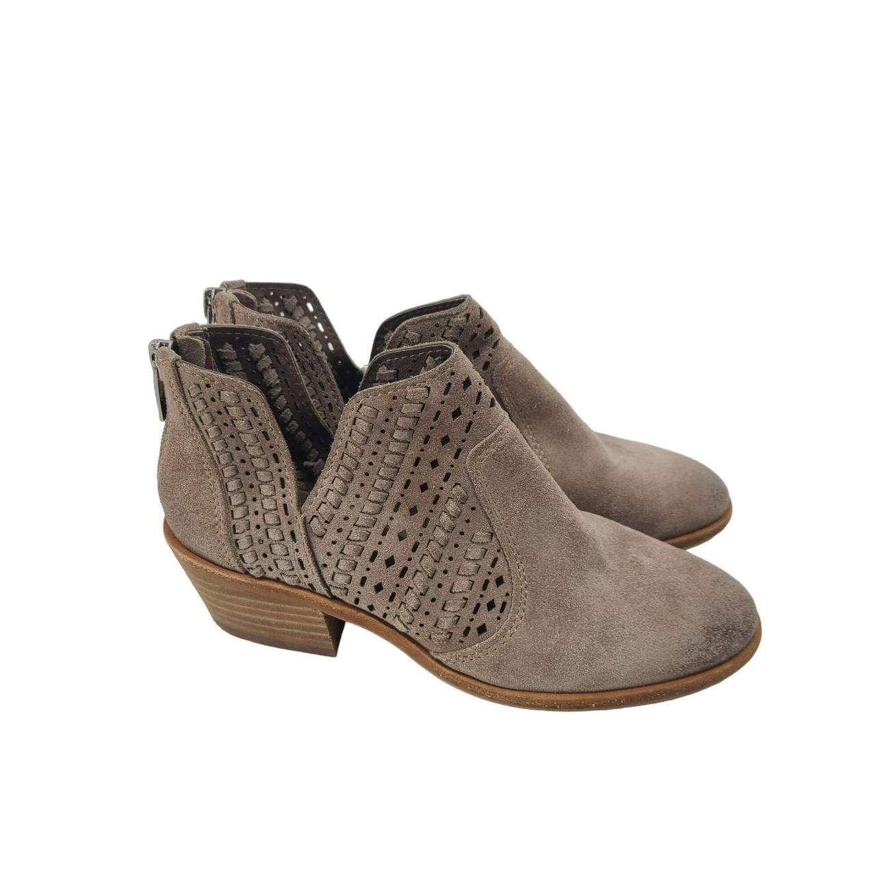 vince camuto leopard ankle boots