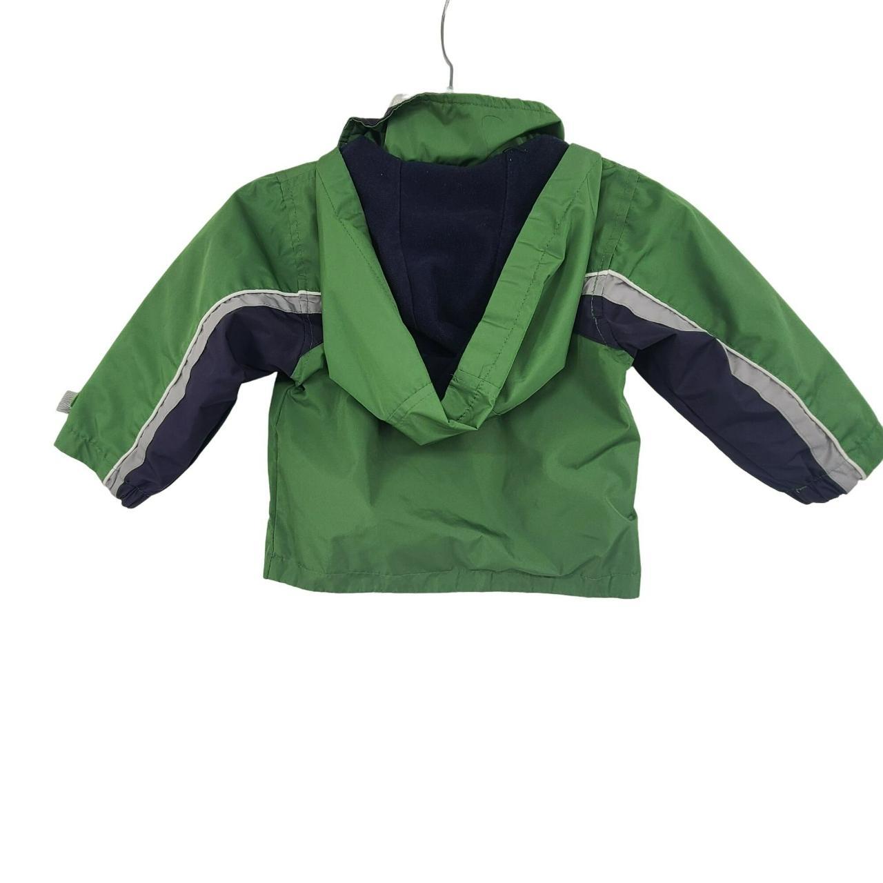 London Fog Kids Hooded Jacket Green Size 2T Good... - Depop