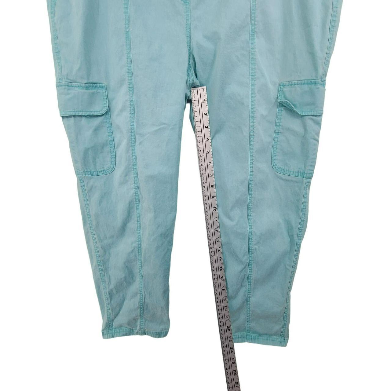 Teal Blue Chico's Travelers Pants Size: 1 - Depop