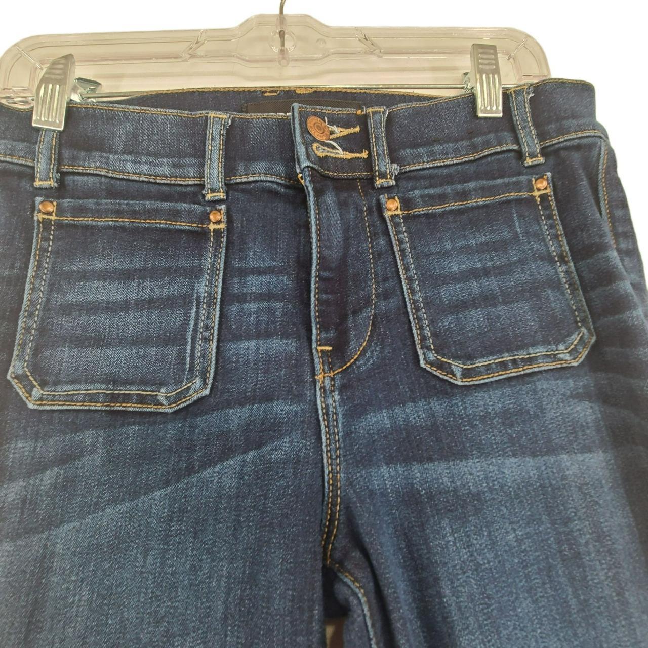 Express Women's Boot Cut Medium Wash Blue Jeans Size... - Depop