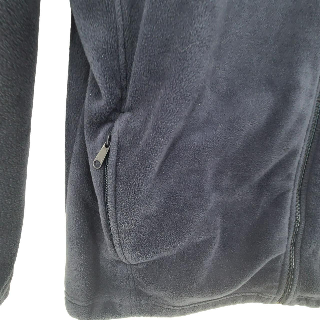 Columbia Men's Zip Up Fleece Jacket Blue Size... Depop