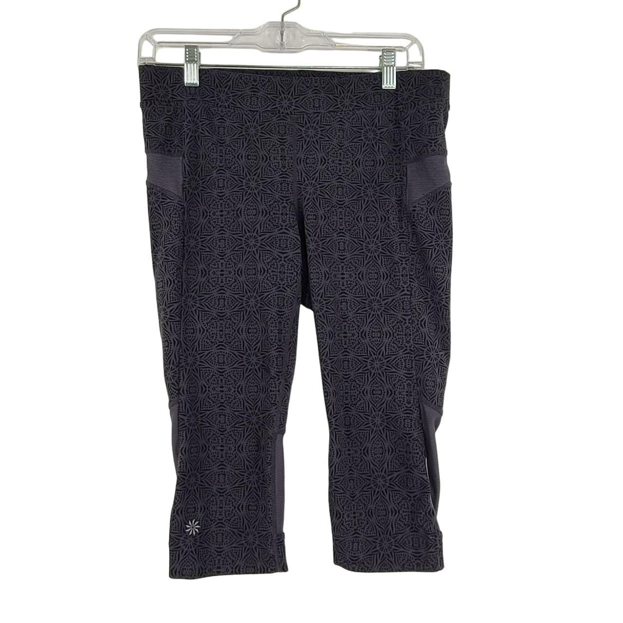 Athleta Women's Wide Leg Leggings Dark Gray Size... Depop