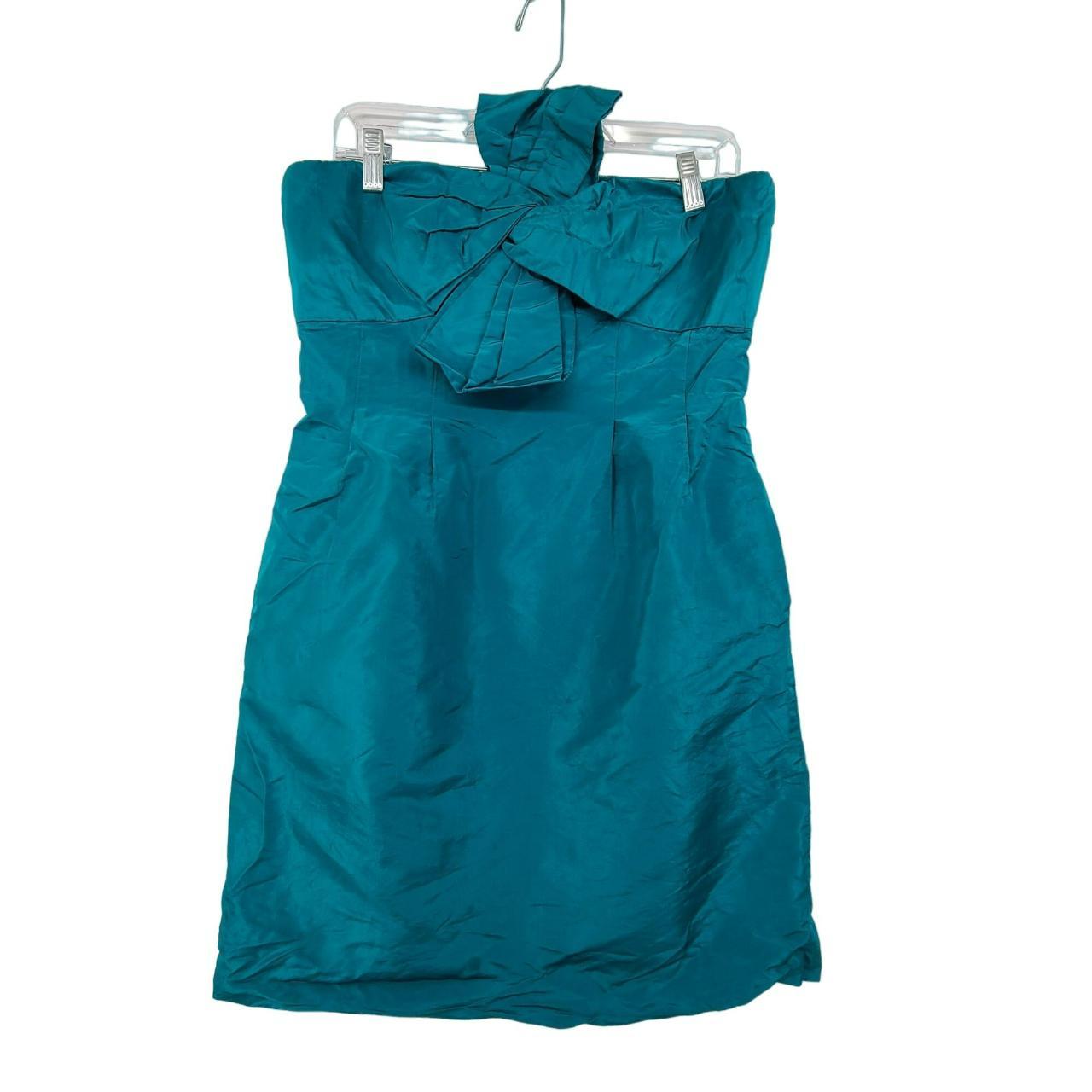 J Crew Womens Sleeveless Mini Dress Turquoise Size Depop