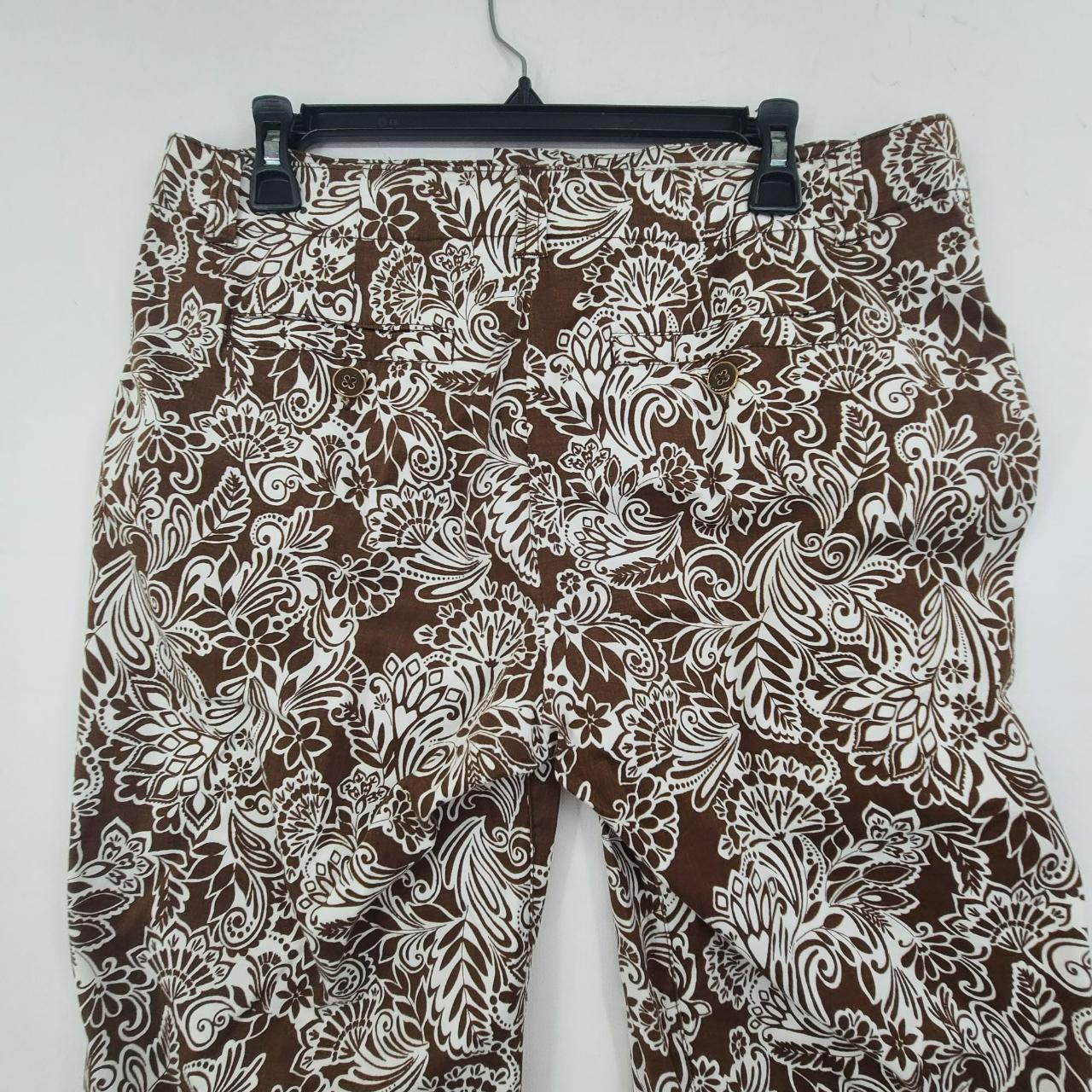 Cappagallo Women's Capri Pants Brown Size... - Depop