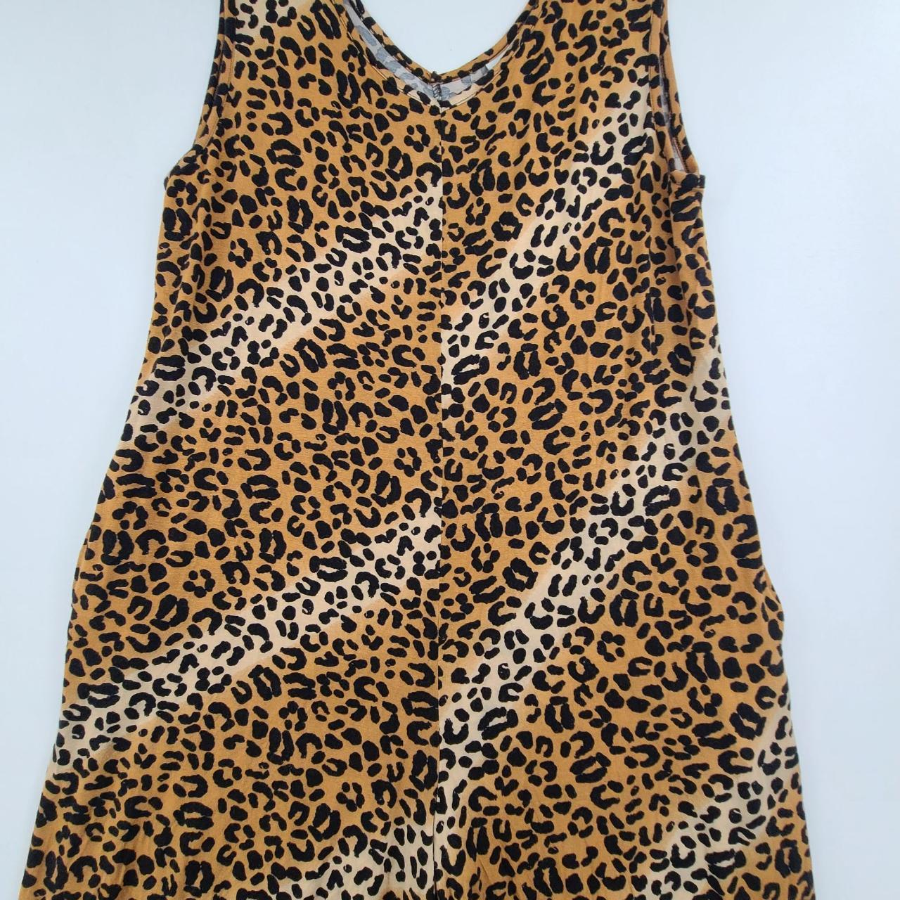 Lularoe NATALIE Sleeveless Jumpsuit ANIMAL PRINT... - Depop