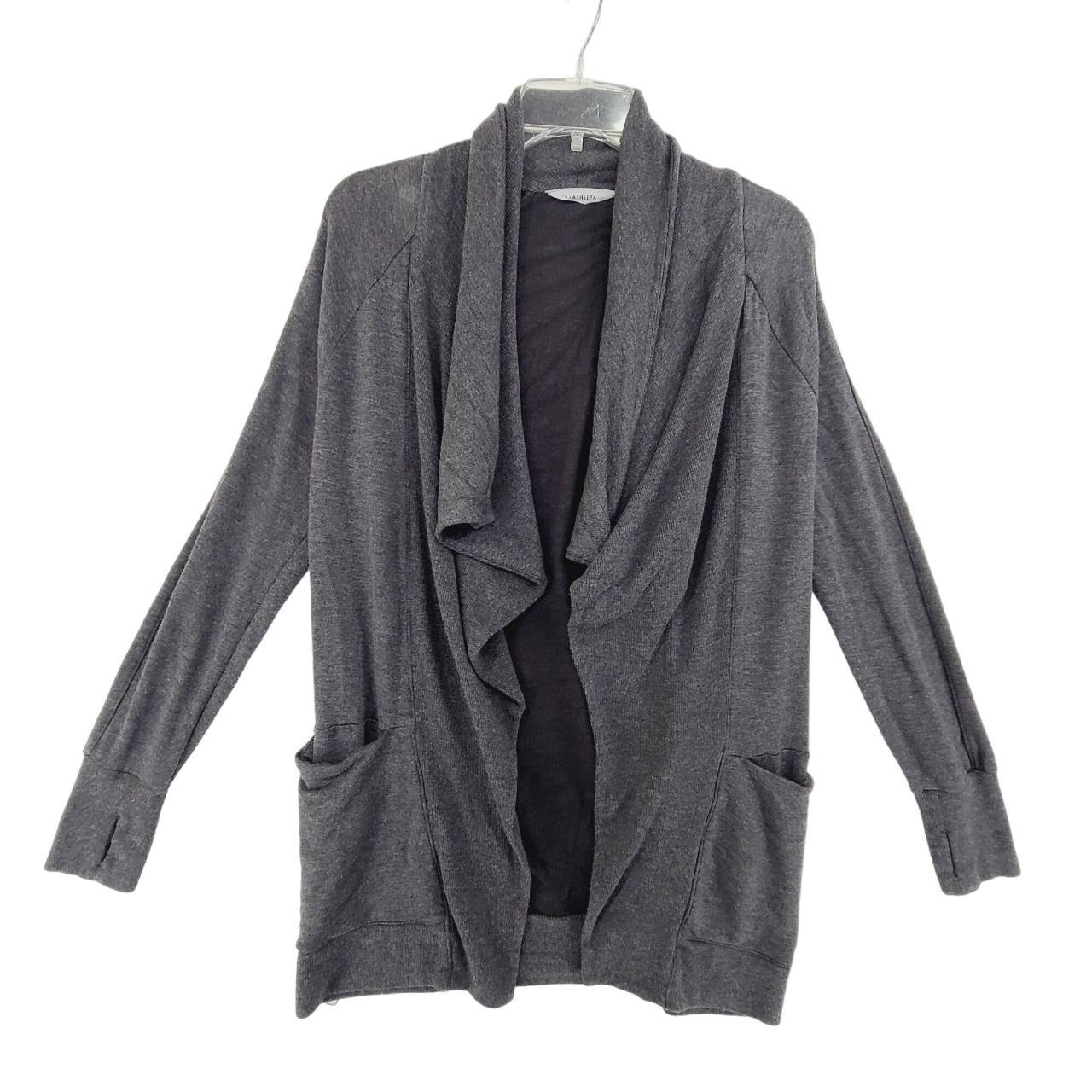 Athleta Women's Studio Wrap Long Sleeve Cardigan... - Depop