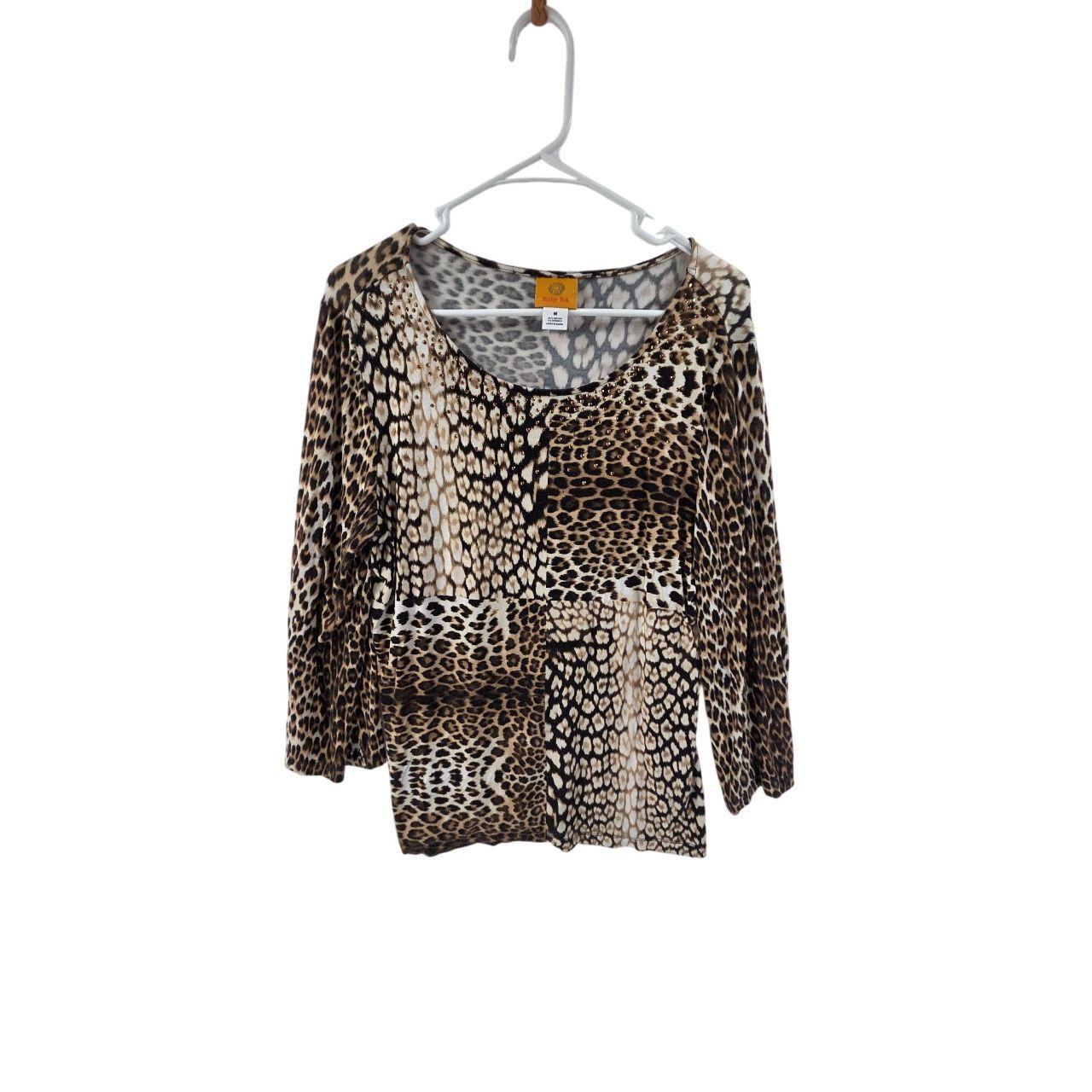 Ruby Rd. Women's Blouse - Brown/Multi - M – Ruby … - image 1