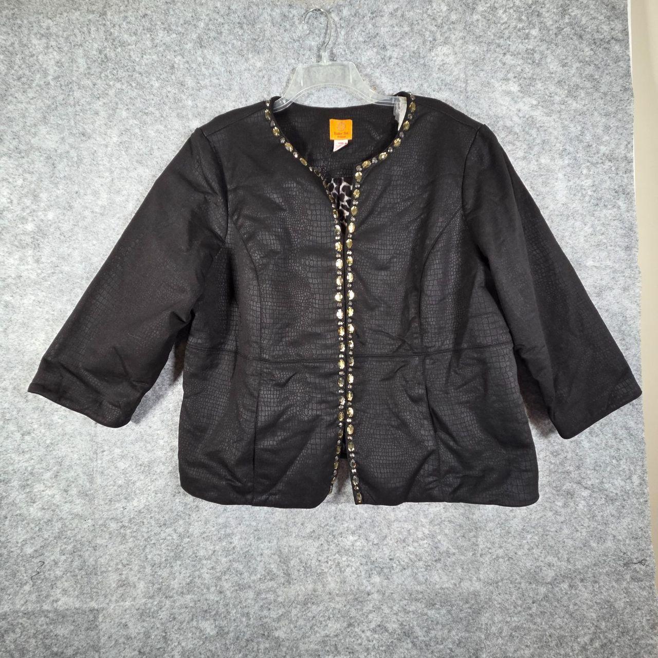 Ruby Rd. Women's Polyester Jacket - Black - 20 – … - image 1