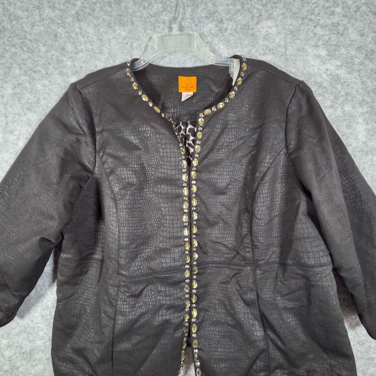 Ruby Rd. Women's Polyester Jacket - Black - 20 – … - image 2