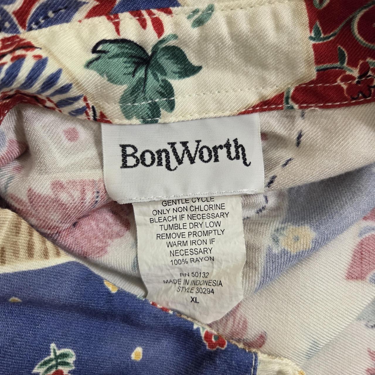 Women's Shirt - Multi - XL – Patchwork-patterned … - image 3