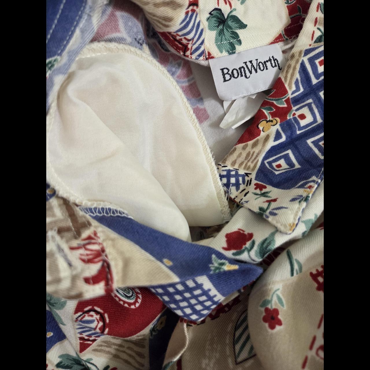 Women's Shirt - Multi - XL – Patchwork-patterned … - image 4