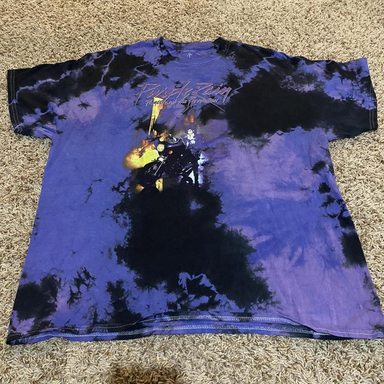 Purple rain tie dye 2024 shirt