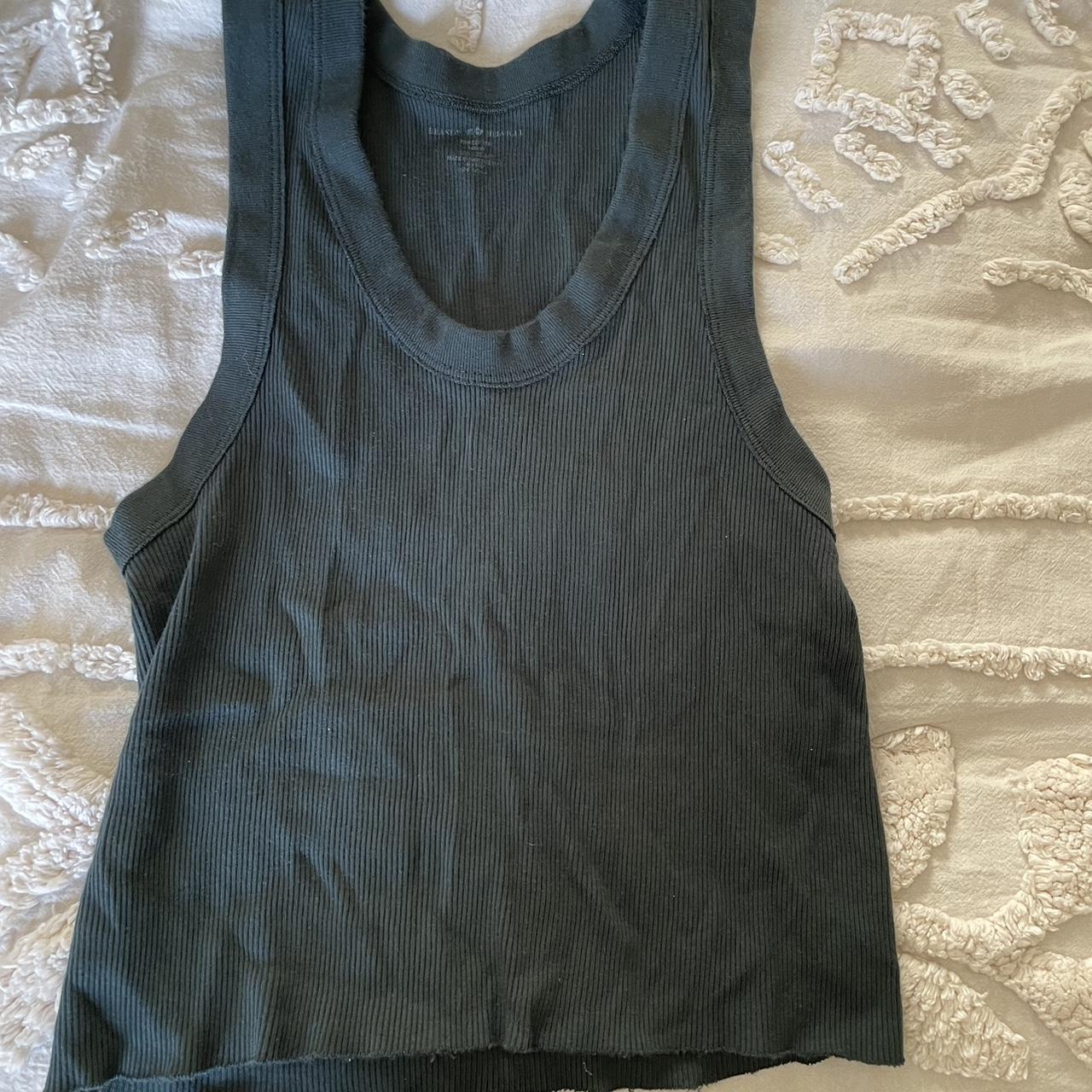 Brandy Melville Women's Green Vest | Depop