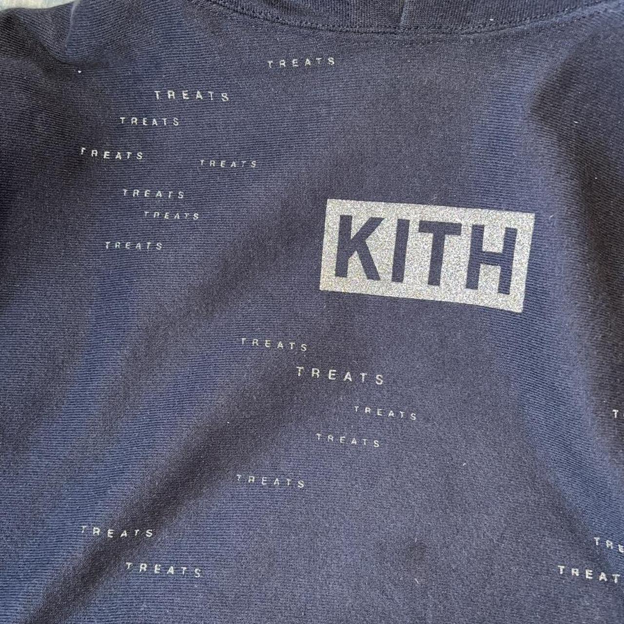 KITH TREATS ENCRYPTED NAVY HOODIE, SIZE MEDIUM, #kith...