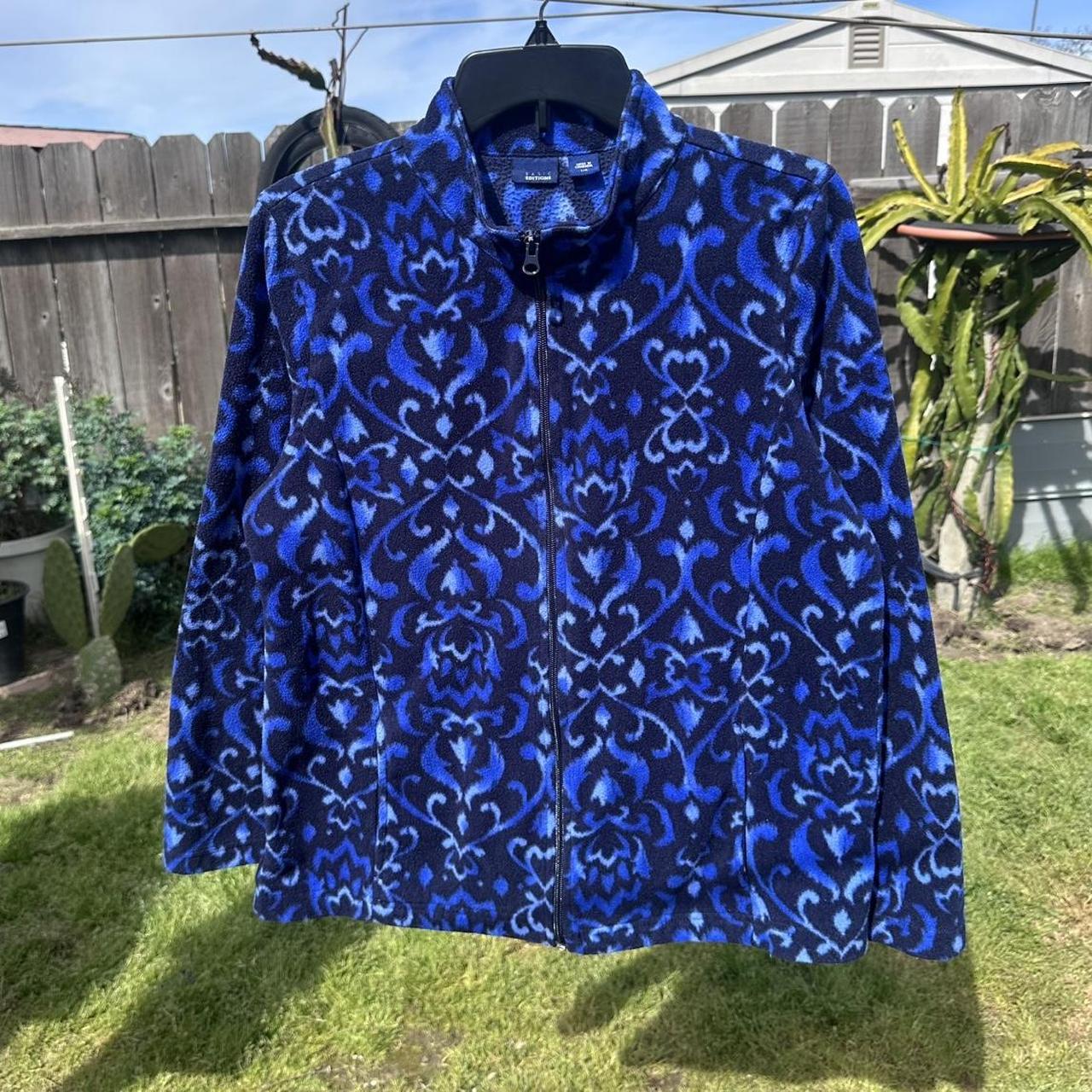 Basic Editions Women's Jacket - Blue - L – Basic … - image 1