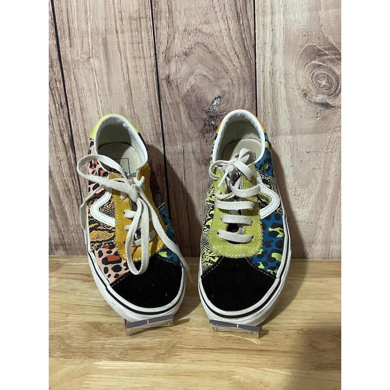 Color block sale vans womens