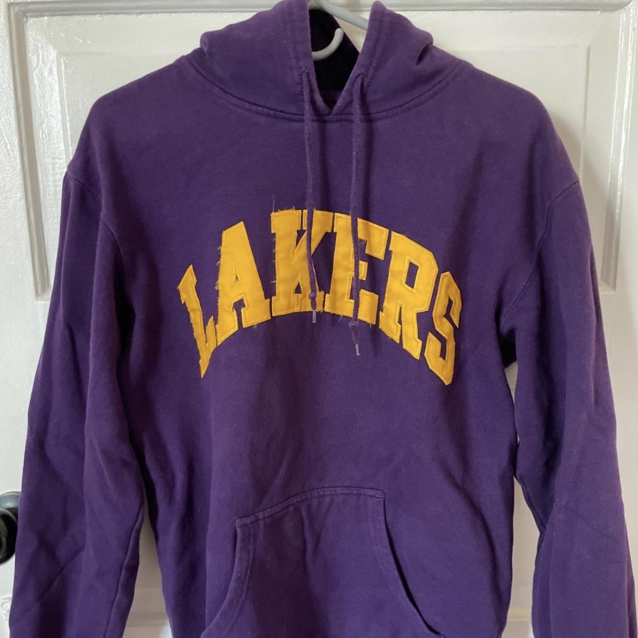 Lakers best sale vintage hoodie