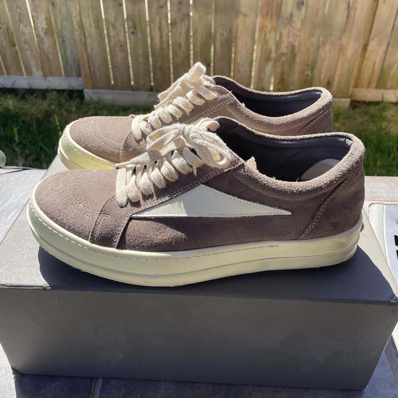 Rick owens strobe sneakers “vans” in dust... - Depop