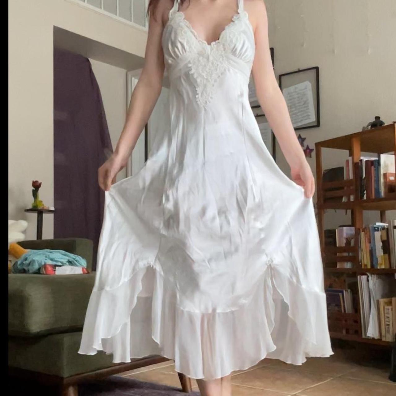 In Bloom by Jonquil Women's White Dress | Depop