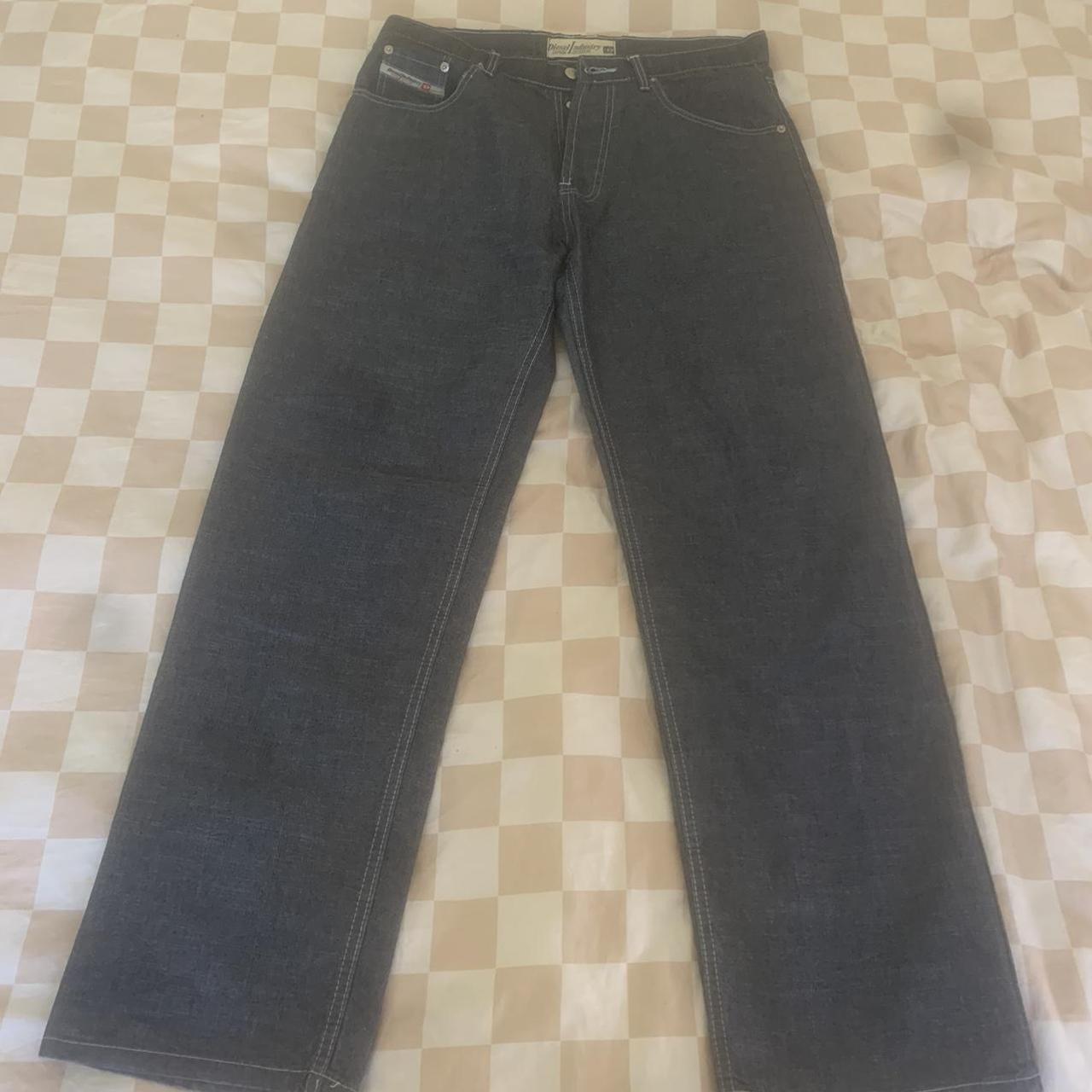 Vintage Diesel Jeans light weight denim Relaxed/Wide... - Depop