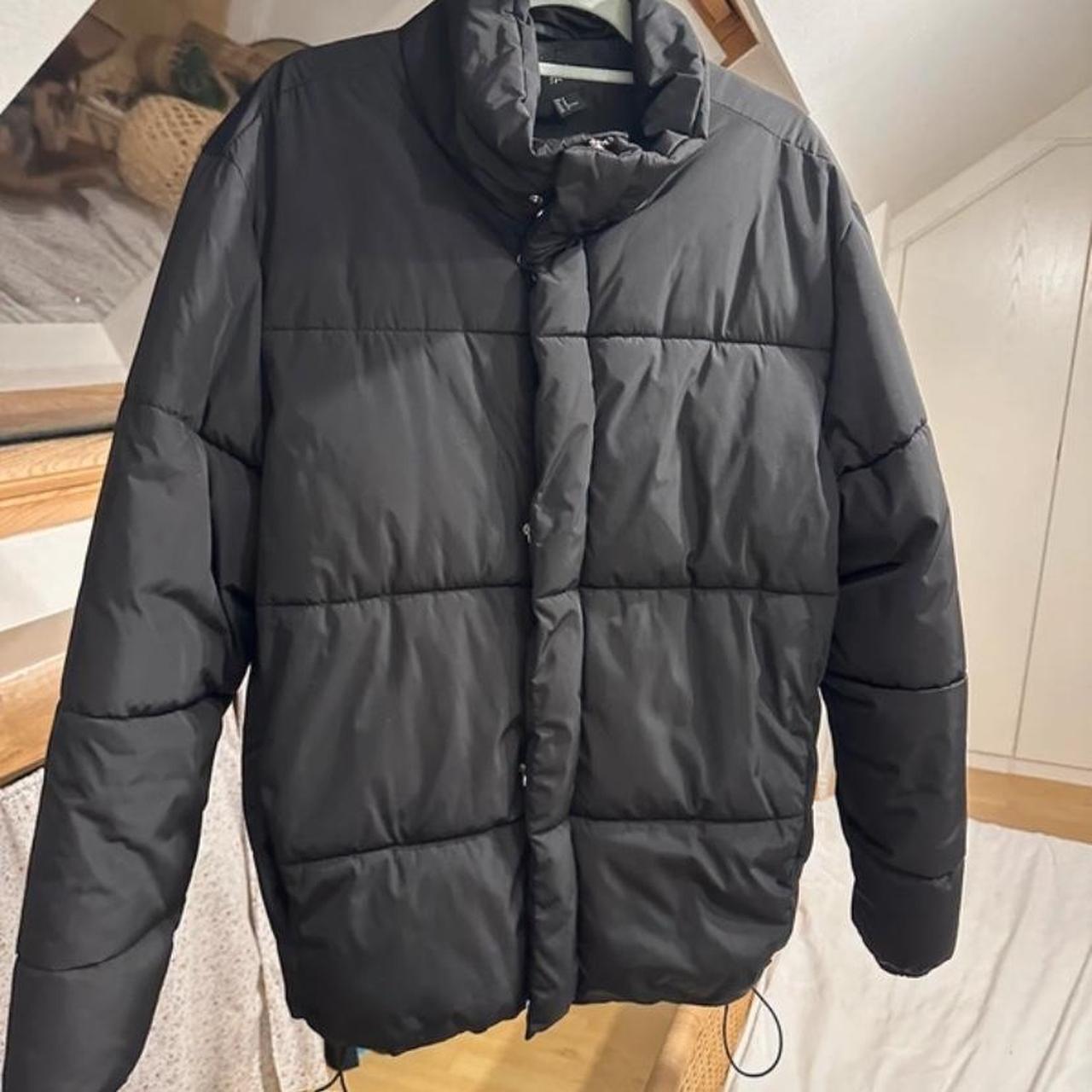 Hm Puffer Jacket Mens Water-repellent Puffer Jacket Black Men H&M