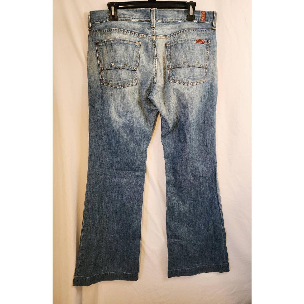 SEVEN DOJO Flare Leg Blue Jeans Size 32 (36