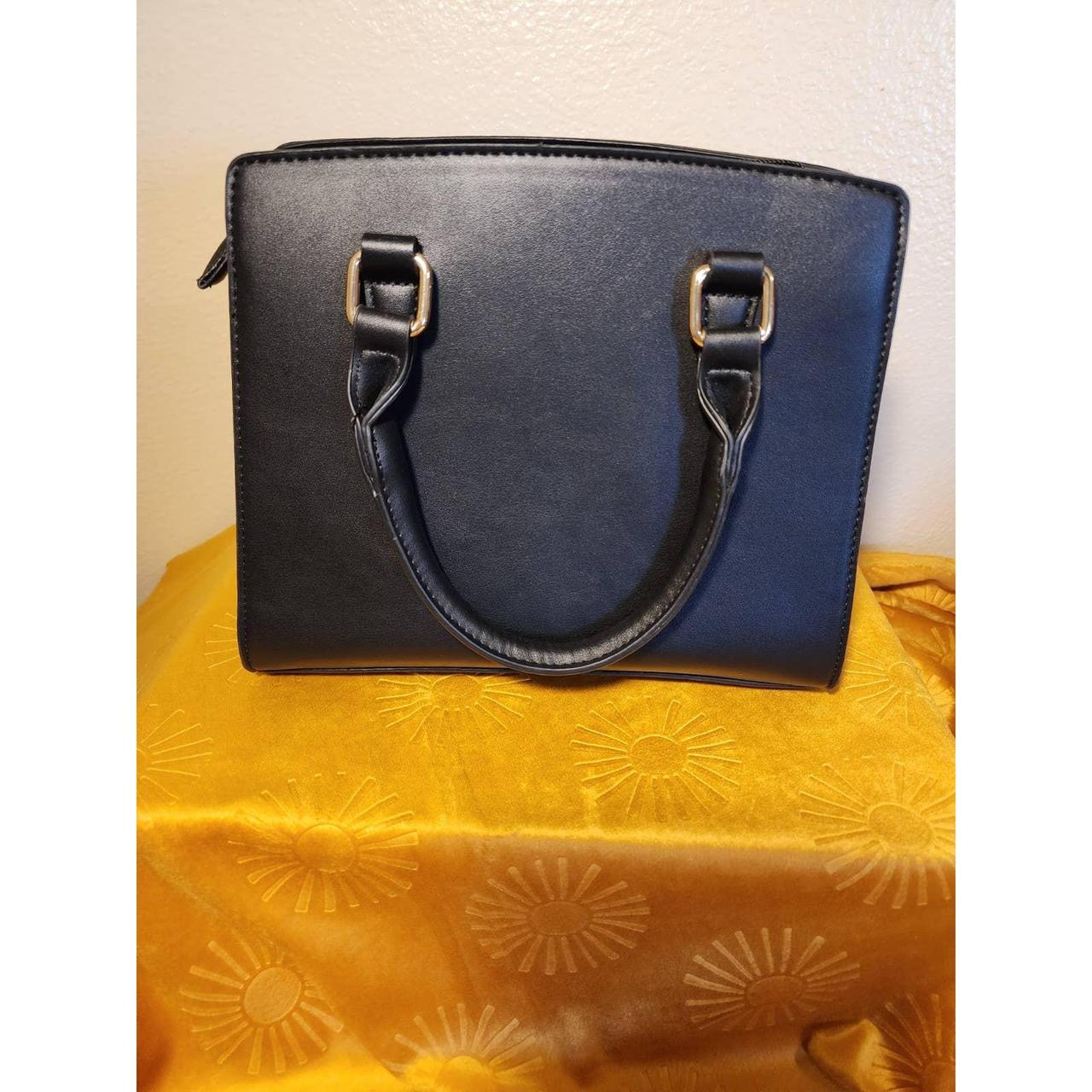 La Terre Fashion Black Satchel/ Handbag New Without... - Depop