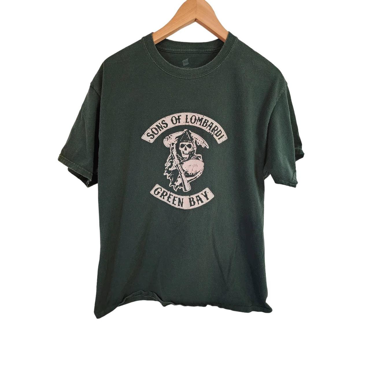 Lee Sport T-Shirt Youth M Green Green Bay Packers - Depop