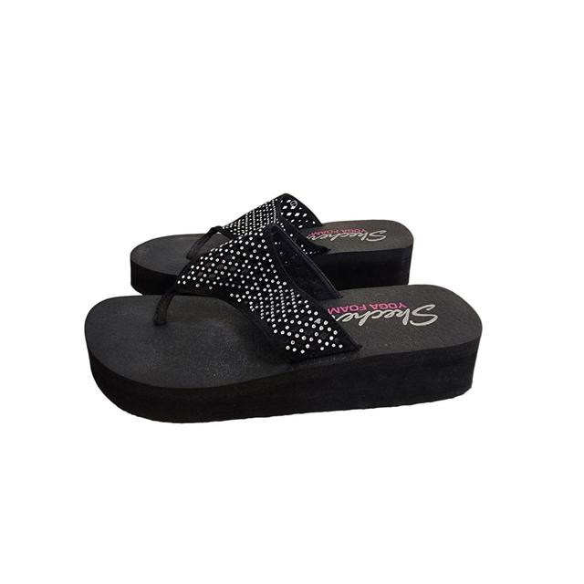 Skechers Meditation Yoga Foam Sandals Women's Size 8 - Depop